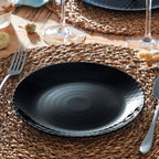 Pampille - 6 Assiettes À Dessert - Noir - 19Cm - Luminarc