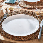 Pampille - 6 Assiettes Plates - Blanc - 25Cm - Luminarc