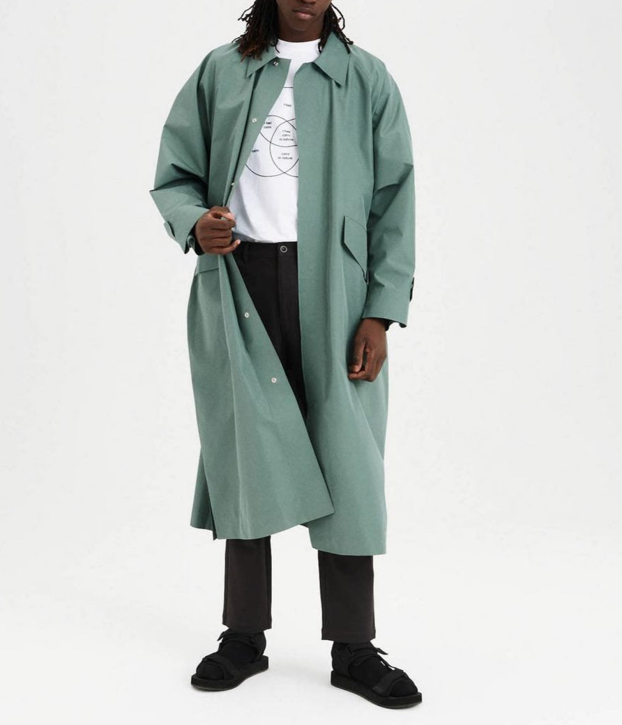 Cappotto - Verde grigio - Uomo
