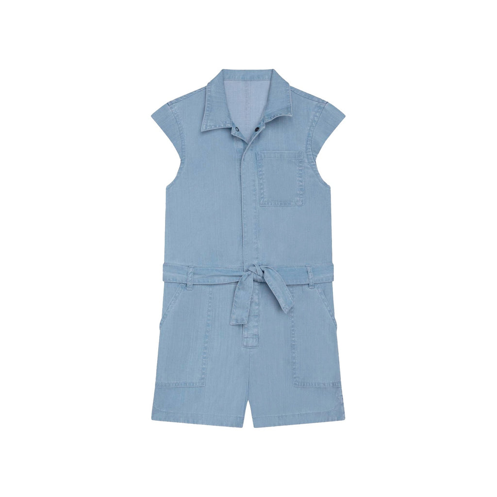 Tuta corta - Denim schiarito - Bambino