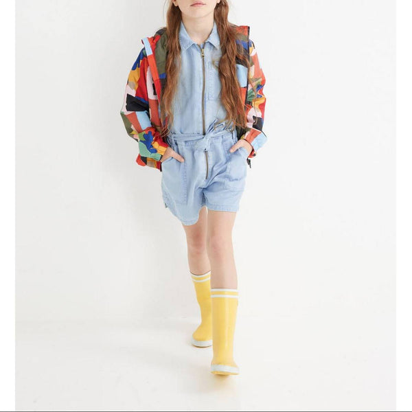 Mono corto - Denim lavado claro - Infantil