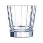 Macassar - 6 Vasos De Agua - Vidrio Ultratransparente Con Diseño Vintage - 32 cl - Cristal D'Arques
