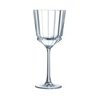 Macassar - 6 copas de mesa - Vidrio ultratransparente de diseño vintage - 25 cl - Cristal D'Arques