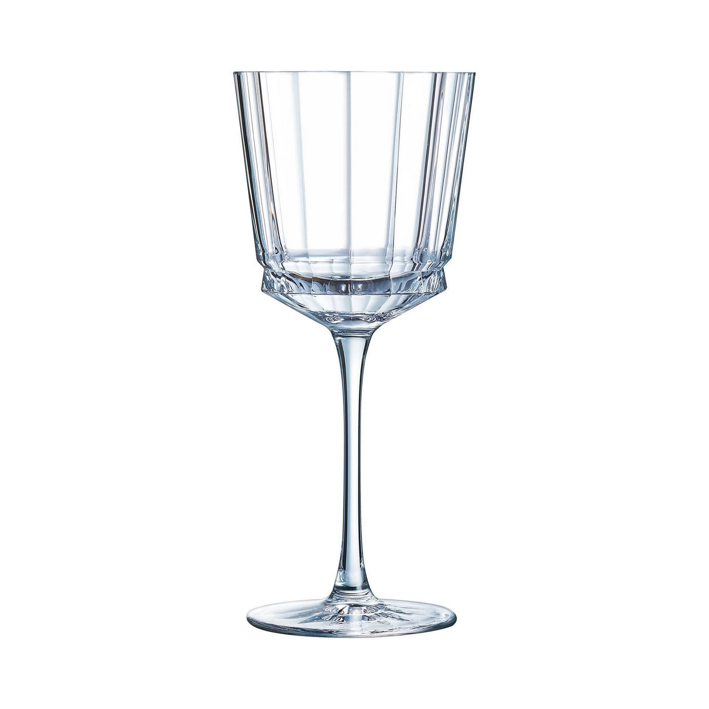 Macassar - 6 copas - Vidrio ultratransparente de diseño vintage - 35 cl - Cristal D'Arques