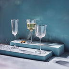 Macassar - 6 copas - Vidrio ultratransparente de diseño vintage - 35 cl - Cristal D'Arques