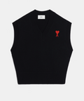 Gilet smanicato - Ami Paris - Nero