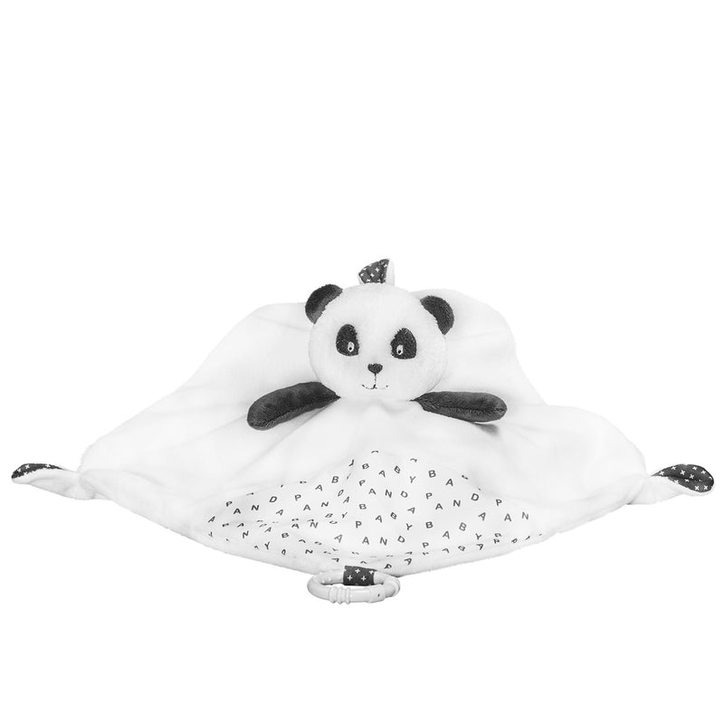 Doudou Mouchoir En Velours Blanc