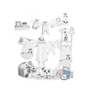 Livre D'Éveil En Polyester Blanc