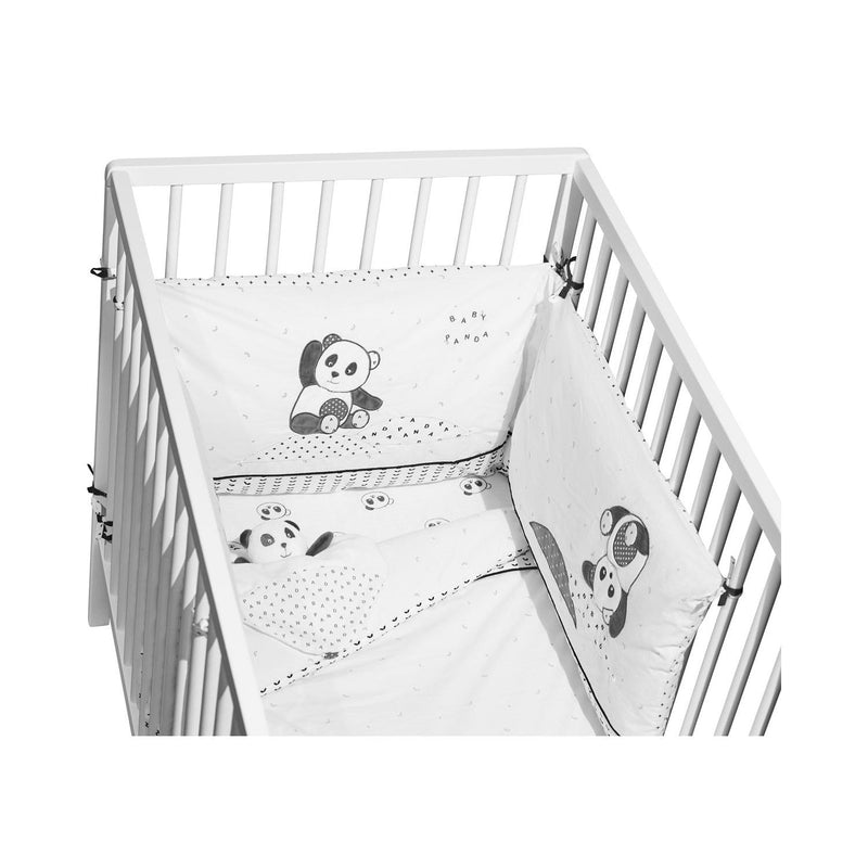 Tour De Lit Bébé 190X19Cm En Coton Blanc