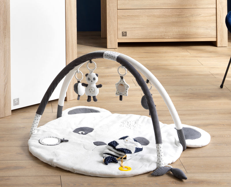 Tapis D'Éveil 100X80Cm En Velours Blanc