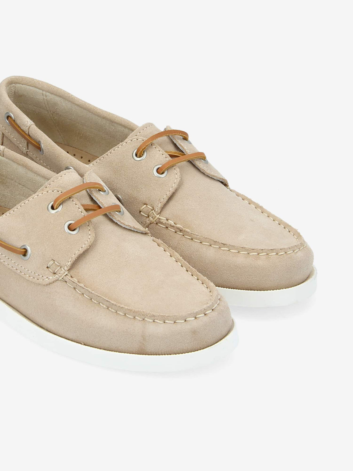 Shore Boat M - Suede - Natural