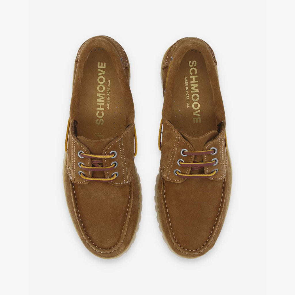 Newquay Boat M - Suede - Light Brown