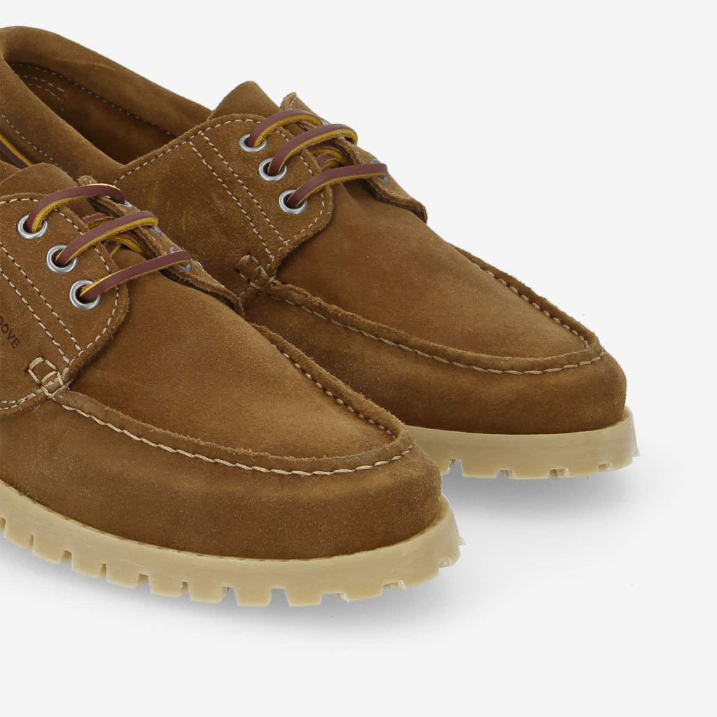 Newquay Boat M - Suede - Light Brown
