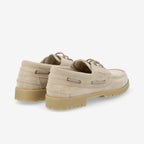 Newquay Boat M - Suede - Natural