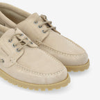 Newquay Boat M - Suede - Natural