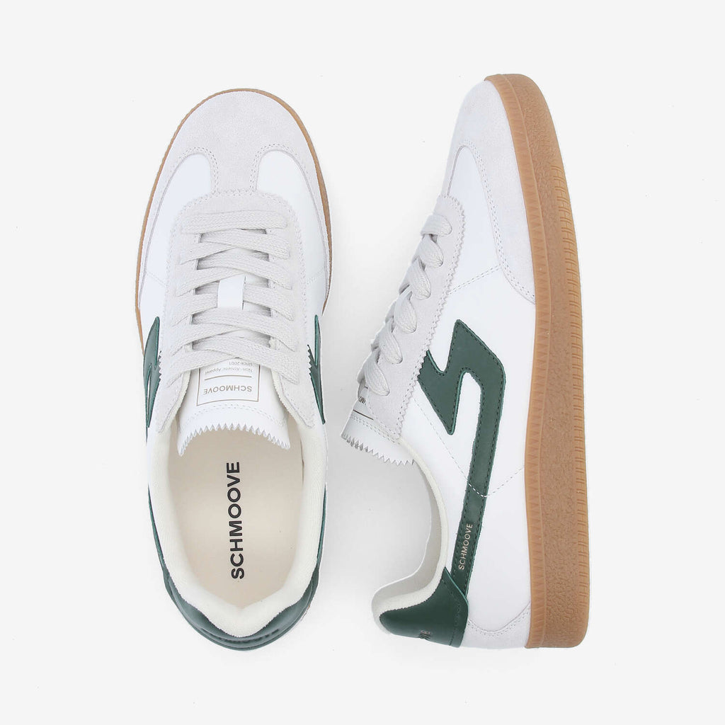 Sheffield Jogger M - Nappa/Suede/Nap - White/White/Green