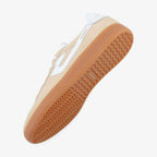 Sheffield Jogger M - Suede/Nappa - Beige/White