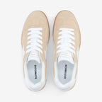 Sheffield Jogger M - Suede/Nappa - Beige/White