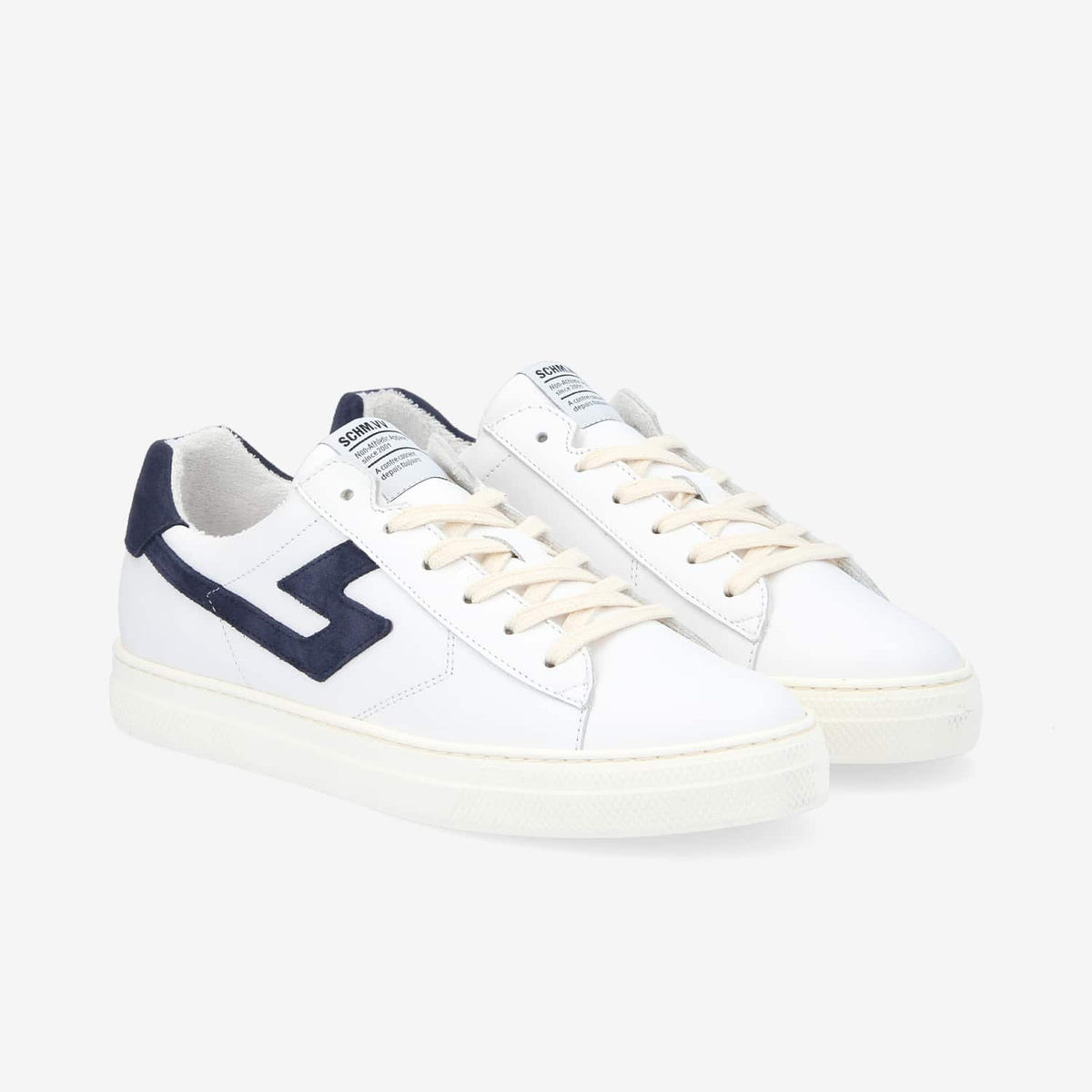 Spark Signature M - Nappa/Suede - White/Blue