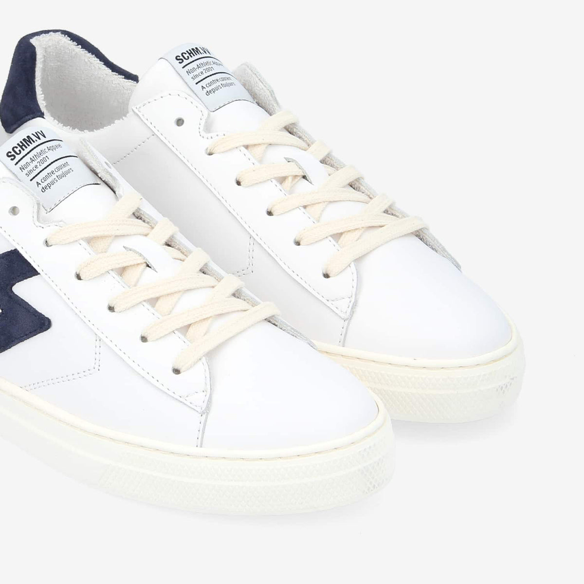Spark Signature M - Nappa/Suede - White/Blue