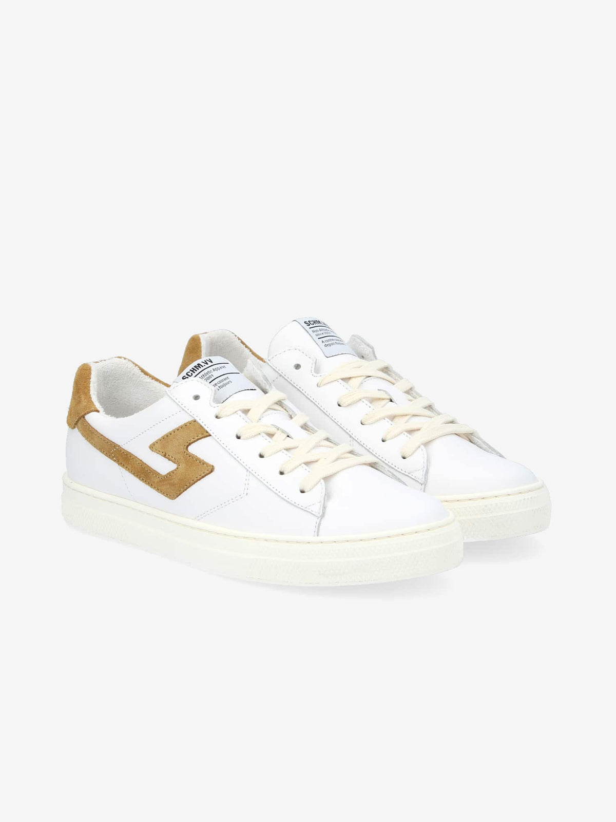 Spark Signature M - Nappa/Suede - White/Camel