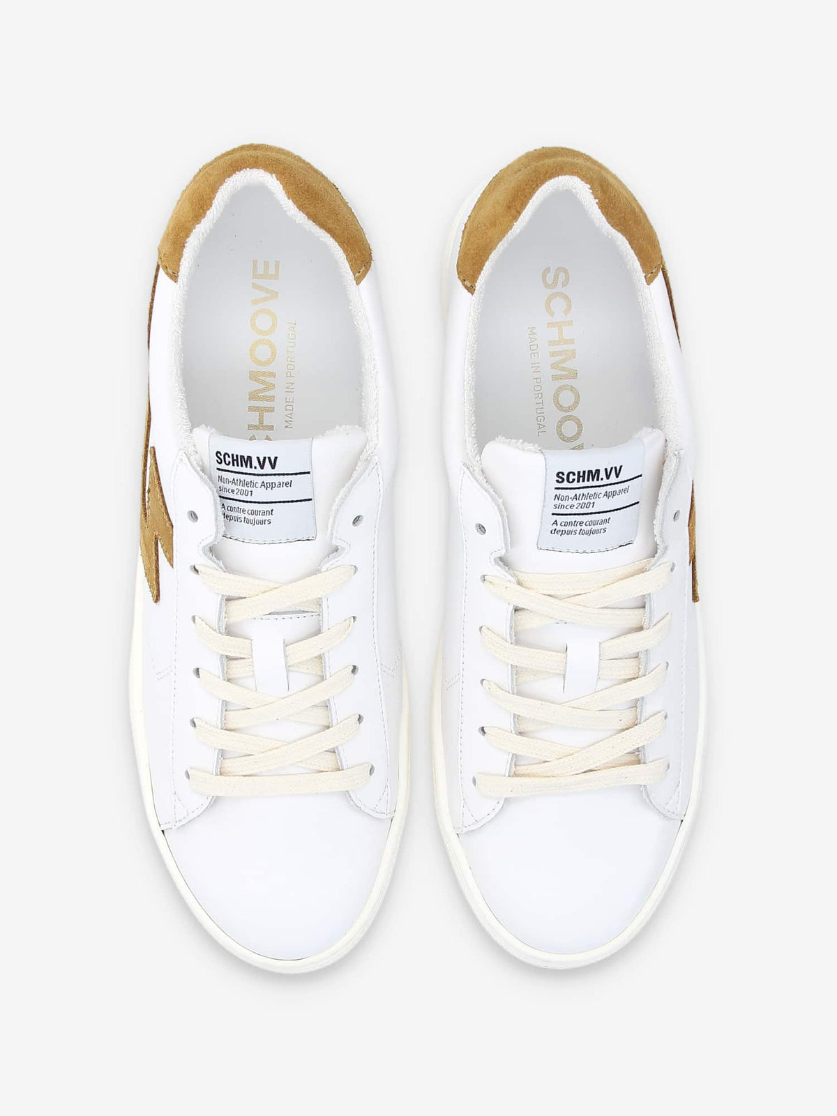 Spark Signature M - Nappa/Suede - White/Camel