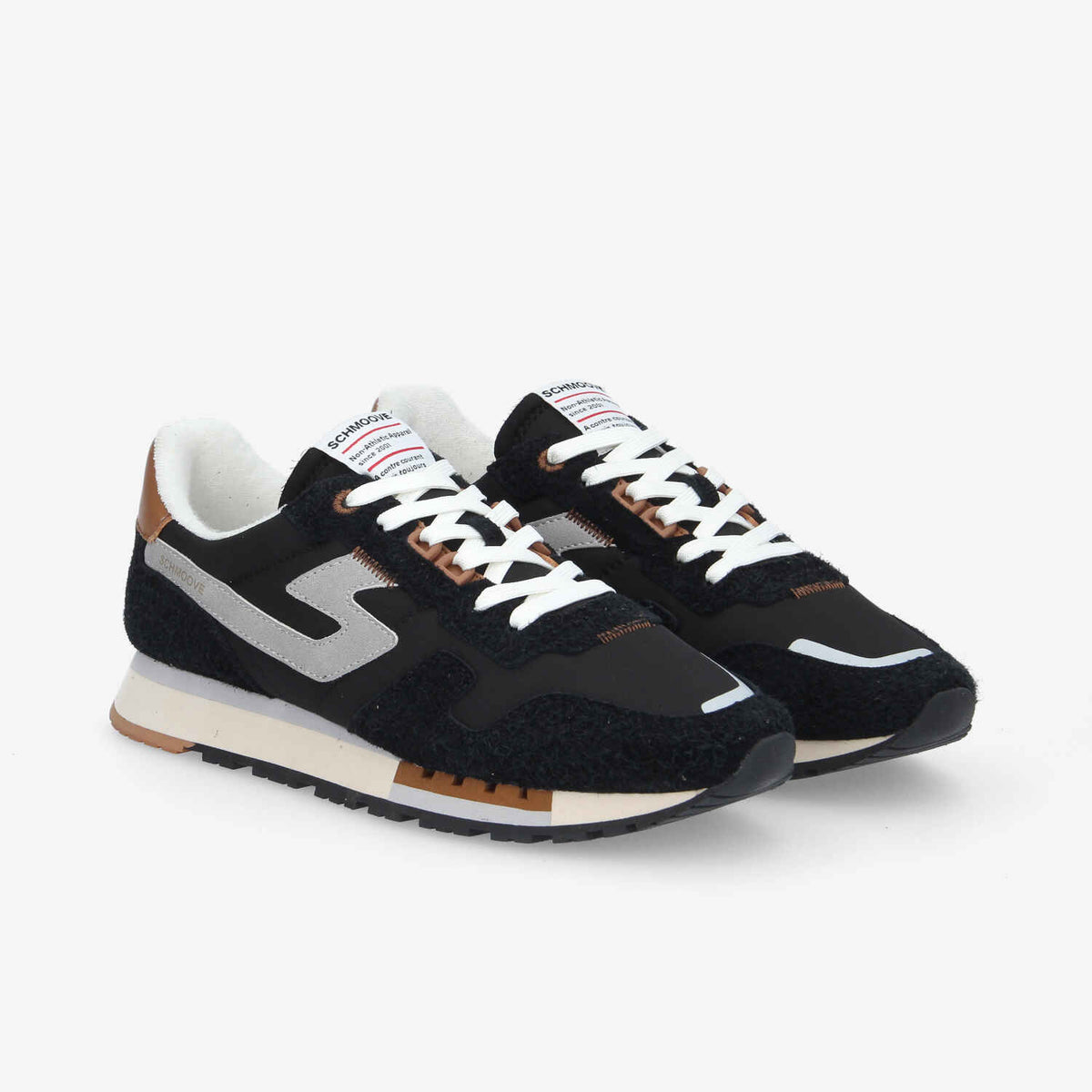 Athene Runner M - H.Suede/Nylon - Black/Black