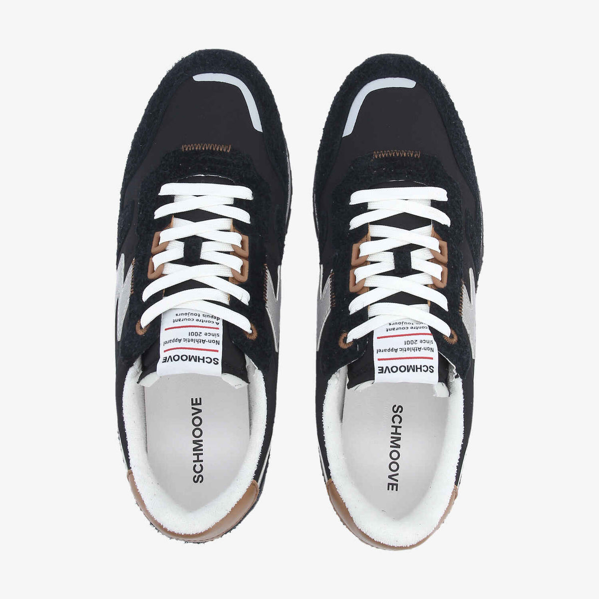 Athene Runner M - H.Suede/Nylon - Black/Black