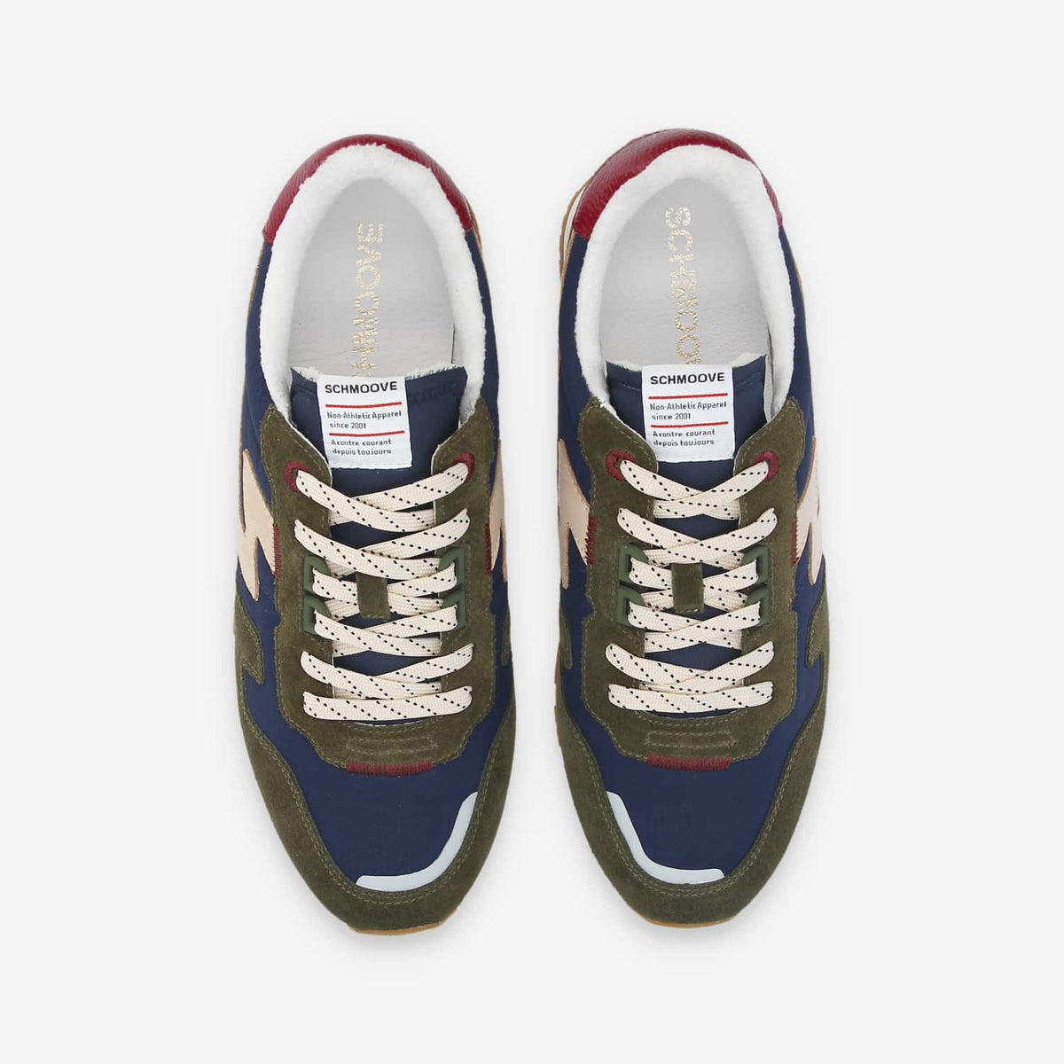 Athene Runner M - Sde/Square/Nub. - Olive/Navy/Dove