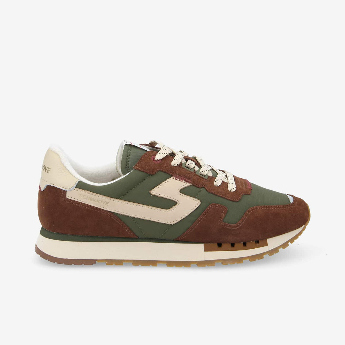 Athene Runner M - Sde/Square/Nub. - Brown/Olive/Dove