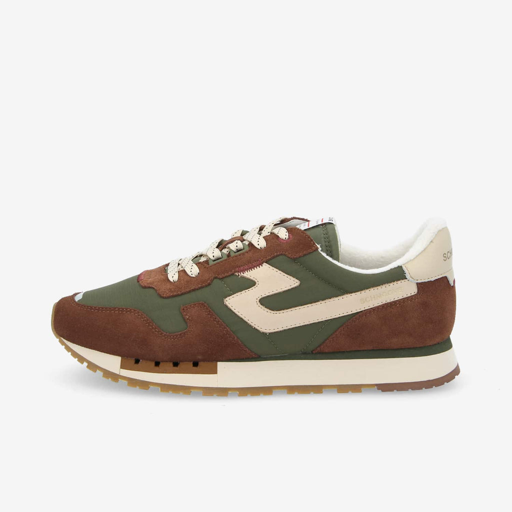 Athene Runner M - Sde/Square/Nub. - Brown/Olive/Dove