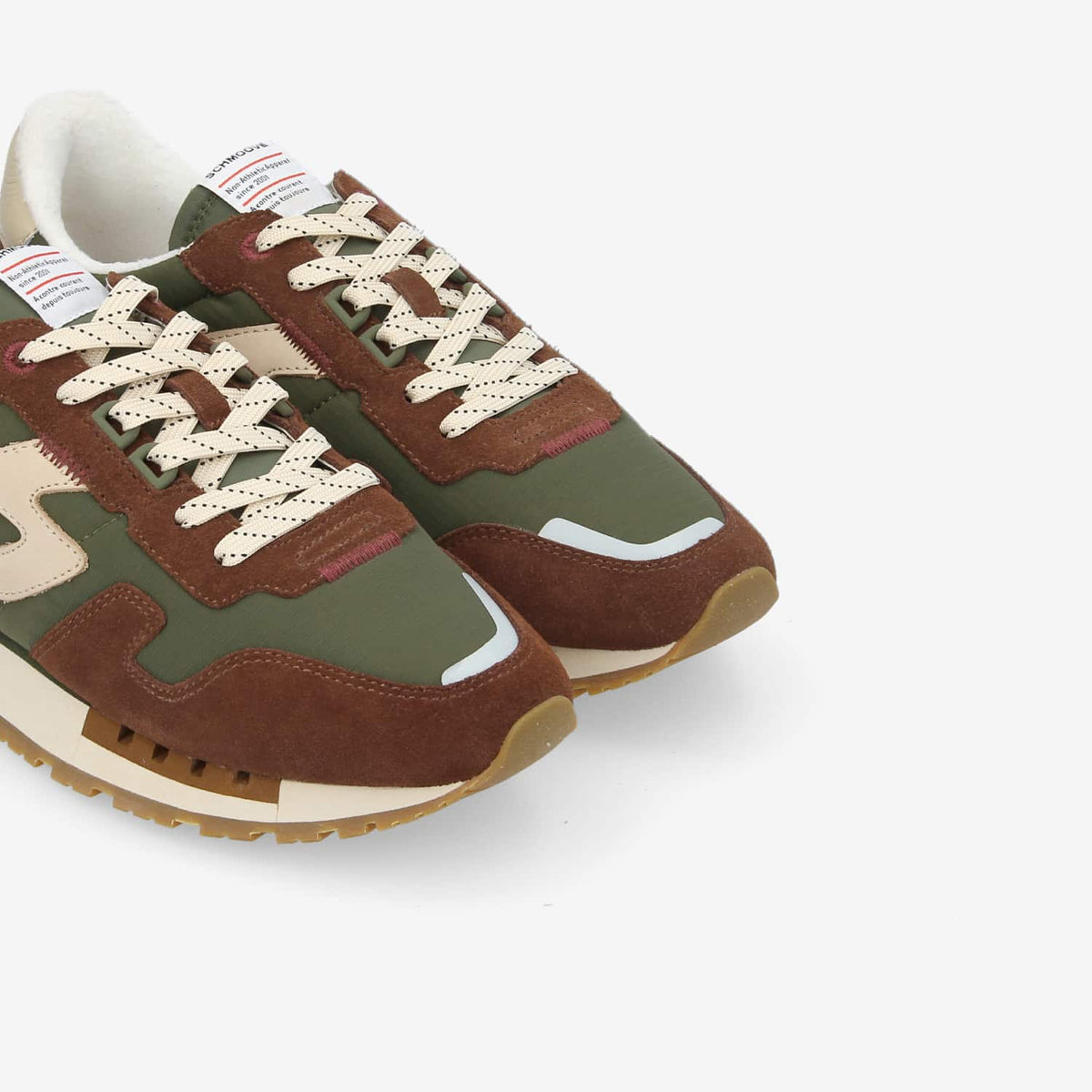 Athene Runner M - Sde/Square/Nub. - Brown/Olive/Dove