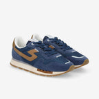 Athene Runner M - Suede/Knit/Nub. - Navy/Navy/Taupe