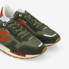 Athene Runner M - Suede/Knit/Nub. - Kaki/Kaki/Terra
