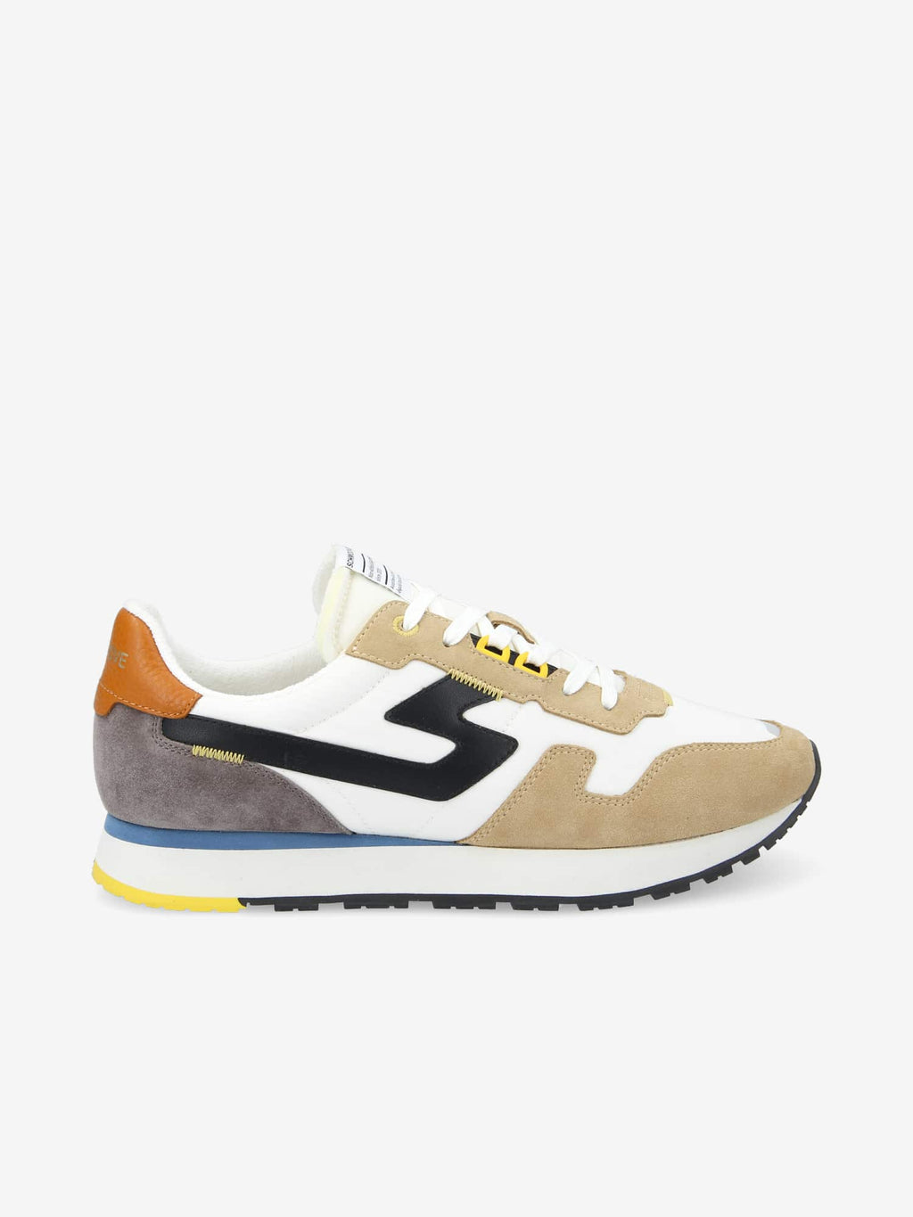 Athene Runner M - Suede/Nyl/Nappa - Camel/Dove/Black