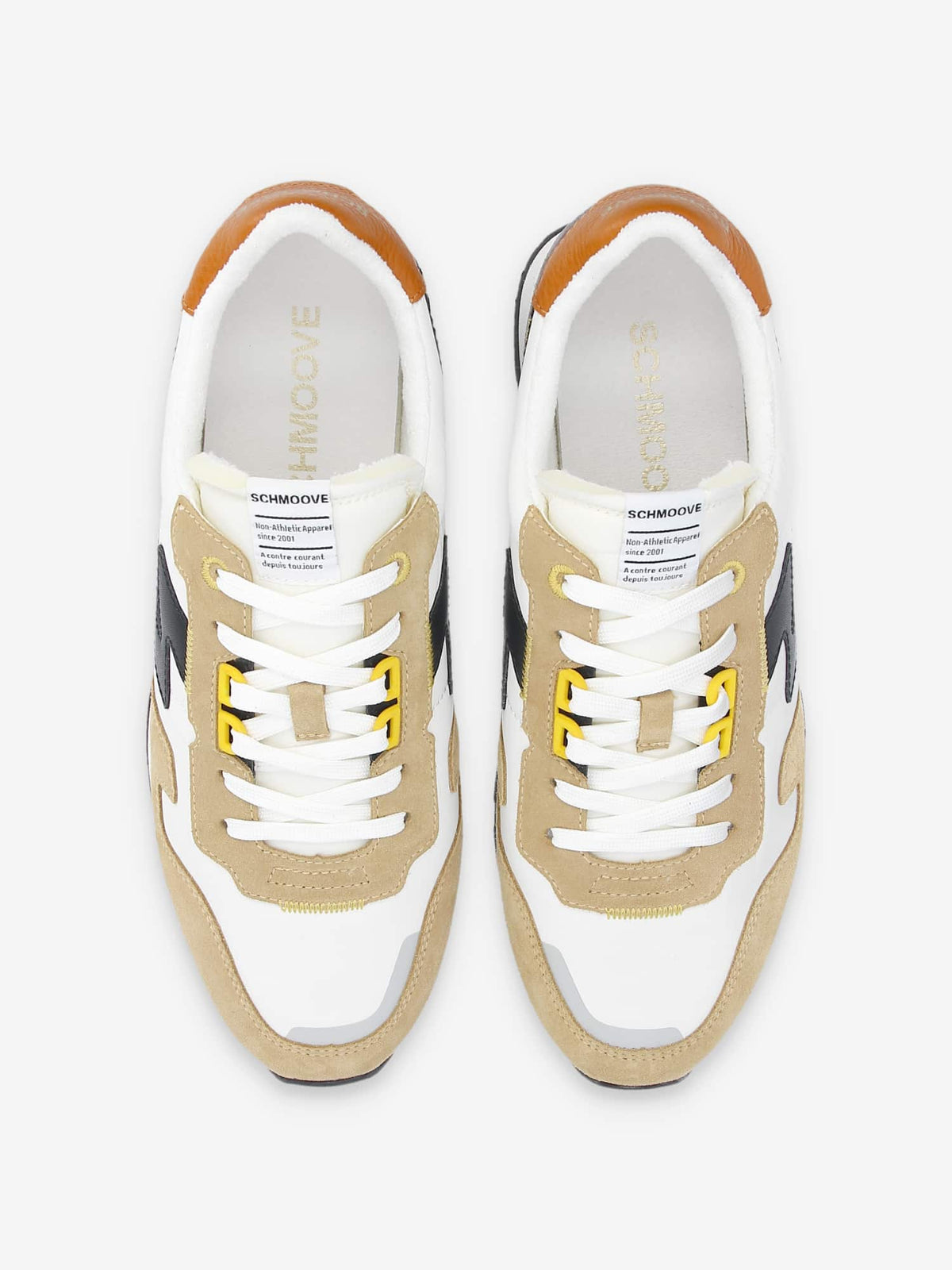 Athene Runner M - Suede/Nyl/Nappa - Camel/Dove/Black