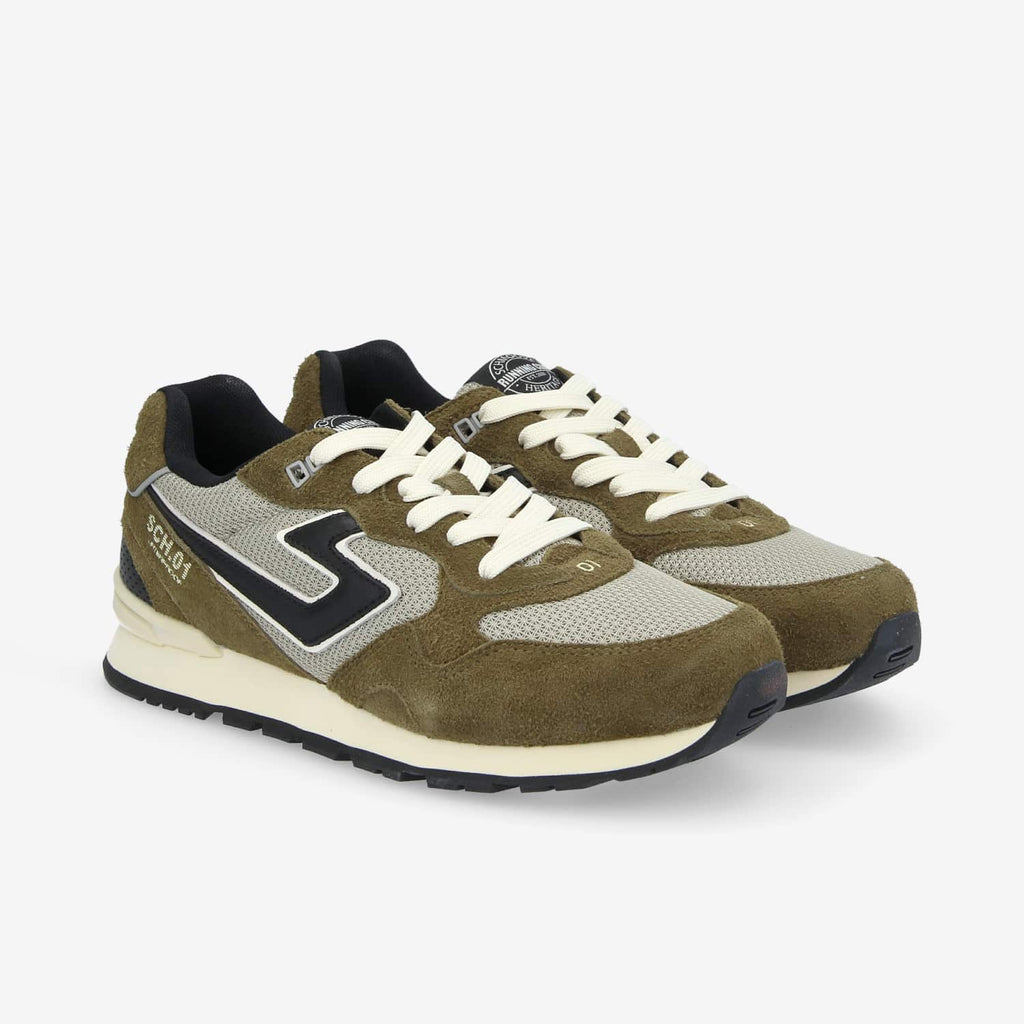 Cape Code Runner M - H.Sde/Mesh/Nap. - Olive/Grey/Black