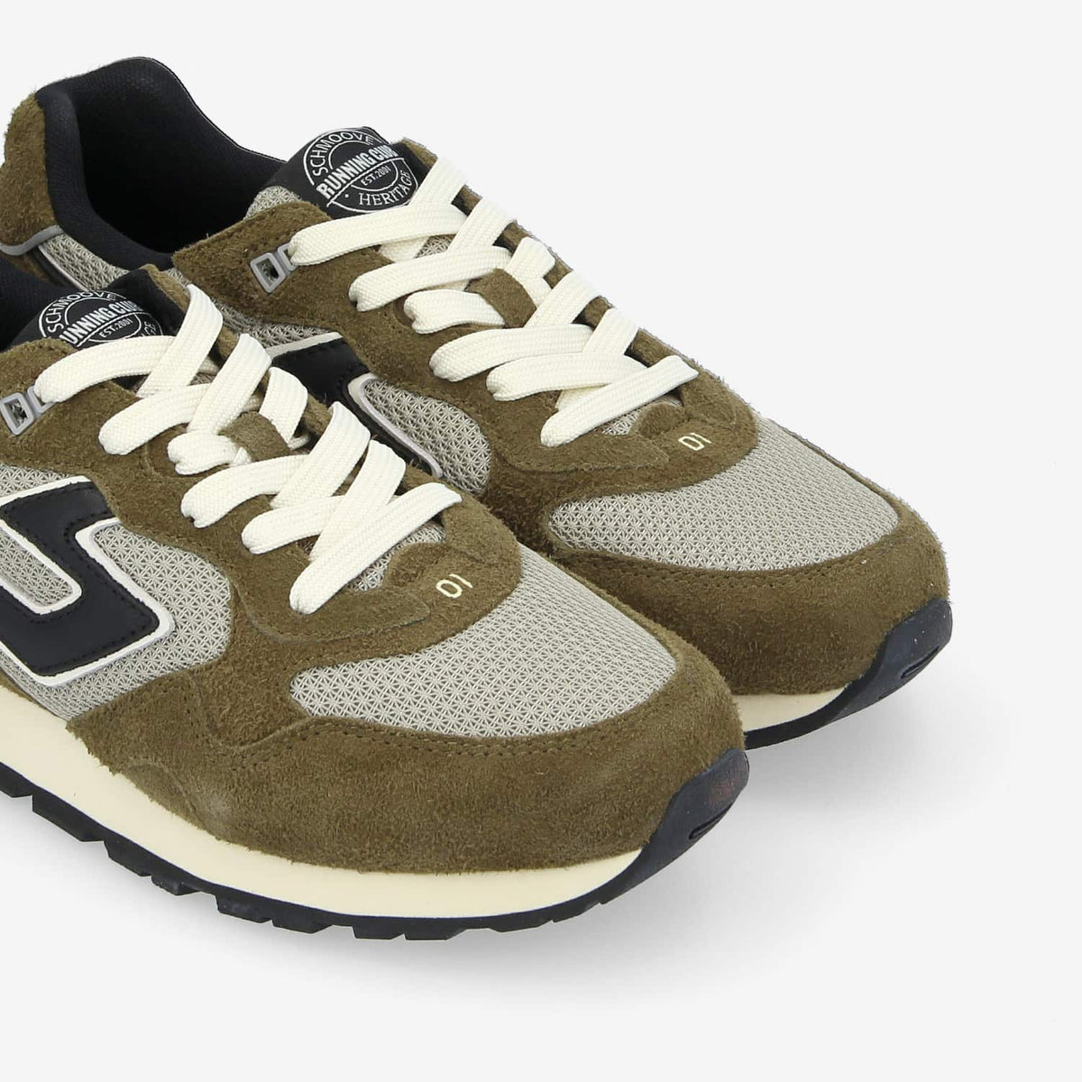 Cape Code Runner M - H.Sde/Mesh/Nap. - Olive/Grey/Black