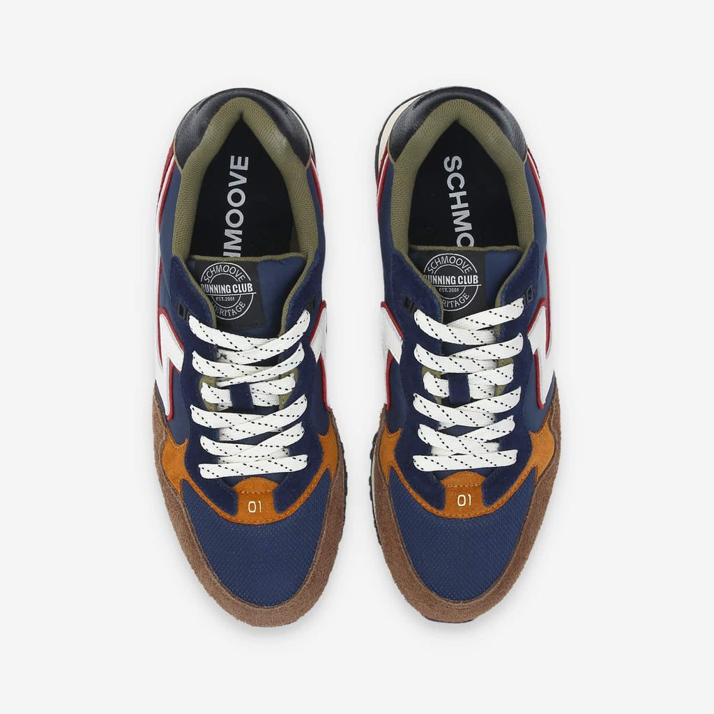 Cape Code Runner M - Suede/Nylon/Sde - Brown/Navy/Bordo