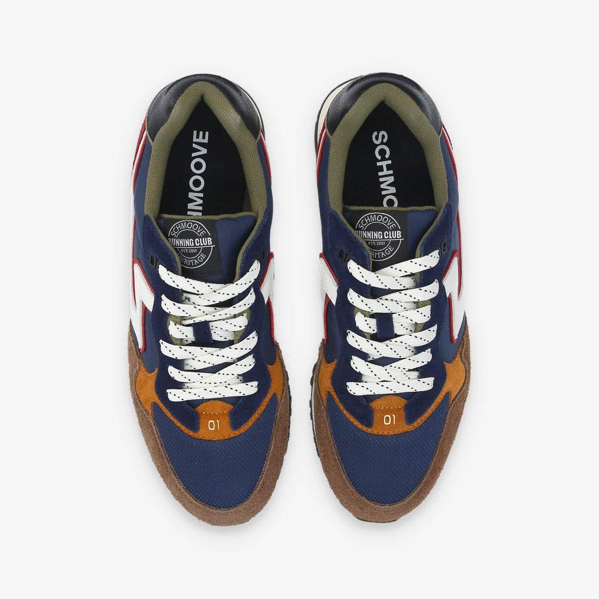 Cape Code Runner M - Suede/Nylon/Sde - Brown/Navy/Bordo