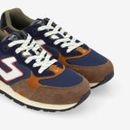 Cape Code Runner M - Suede/Nylon/Sde - Brown/Navy/Bordo