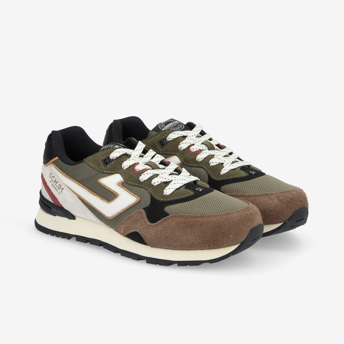 Cape Code Runner M - Suede/Nylon/Sde - Brown/Kaki/Dove