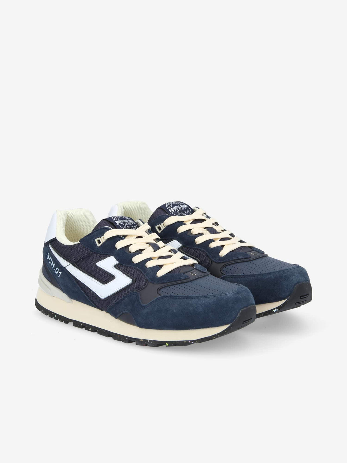 Cape Code Runner M - Suede/Mesh/Nap. - Navy/Navy/White