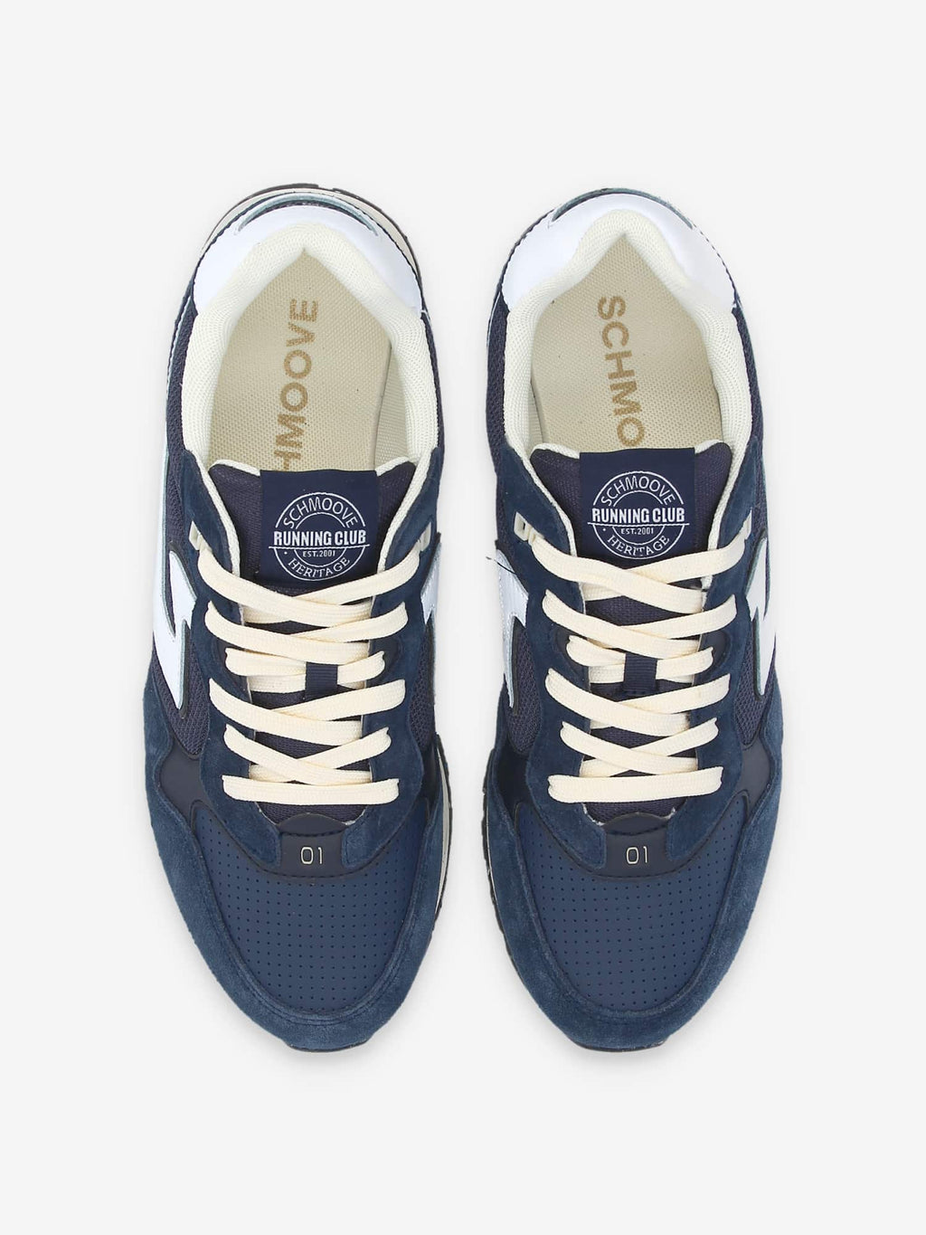 Cape Code Runner M - Suede/Mesh/Nap. - Navy/Navy/White