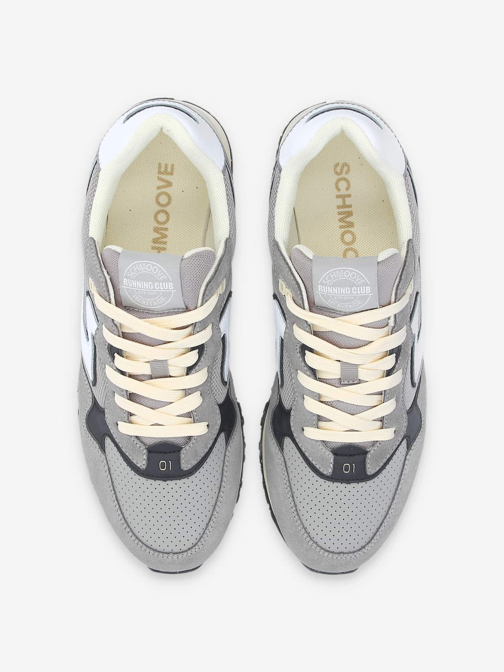 Cape Code Runner M - Suede/Mesh/Nap. - Grey/Grey/White