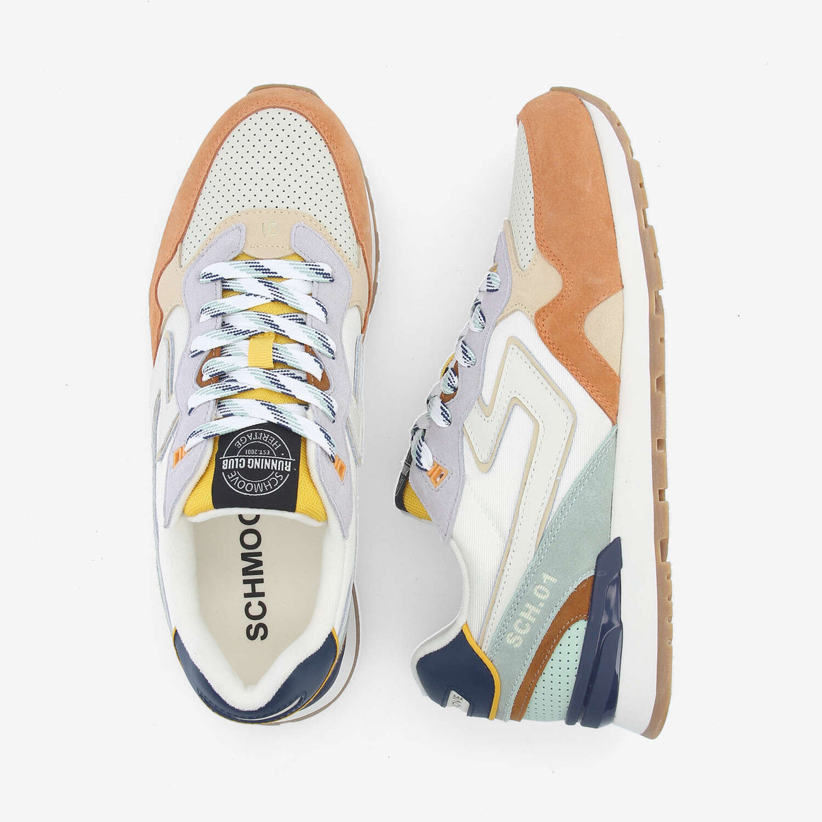 Cape Code Runner M - Suede/Nyl/Punch - Ocre/O.White/O.White