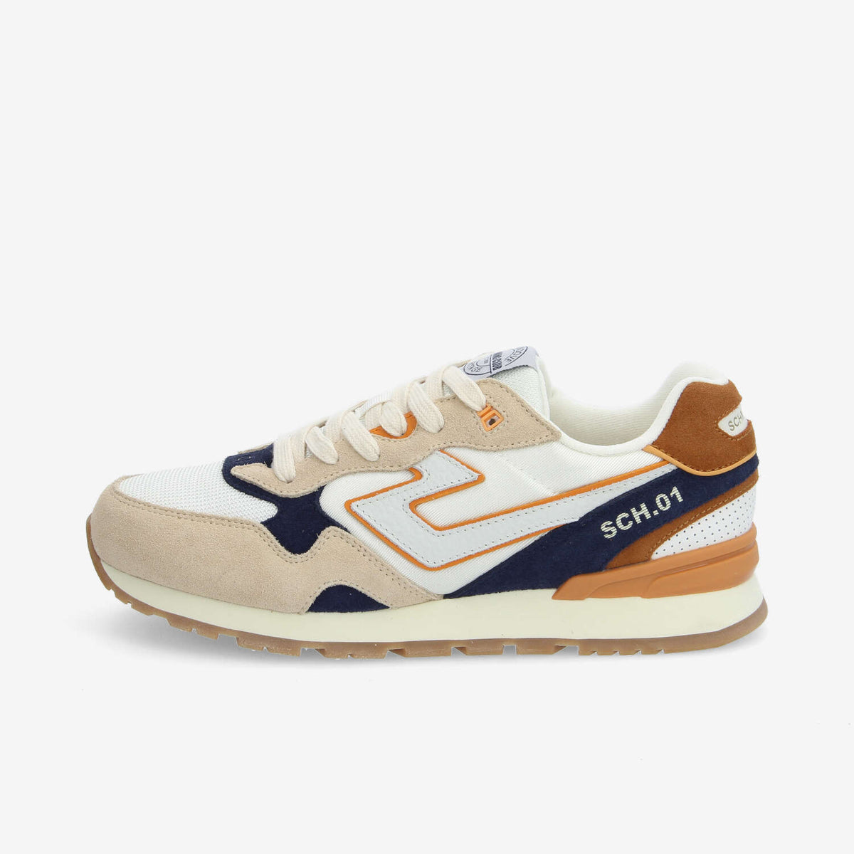 Cape Code Runner M - Suede/Nylon/Sde - Beige/Offwhite/Denim