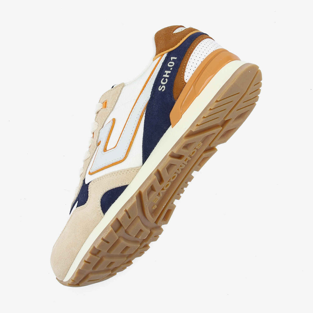 Cape Code Runner M - Suede/Nylon/Sde - Beige/Offwhite/Denim