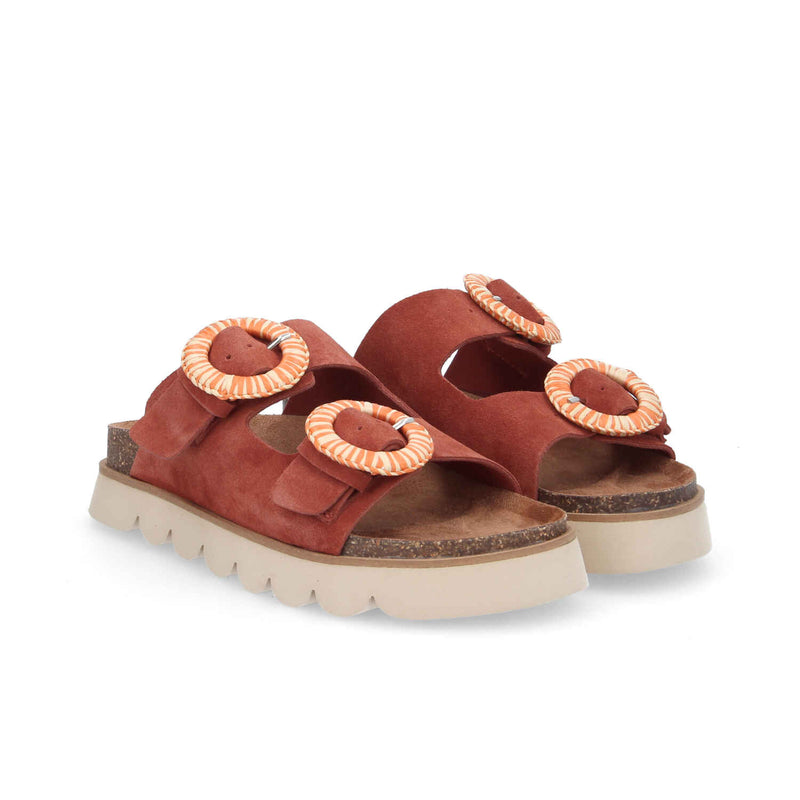 Mules Sandy - Marron