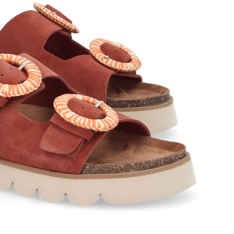 Mules Sandy - Marron